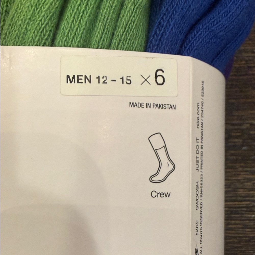 NWT Nike Dri fit Crew Socks - Picture 2 of 4